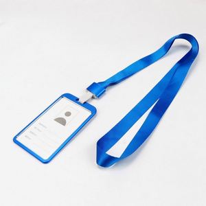 Alloy ID Card Case Detachable Neck Lanyard Convenient Badge Holder with <b>Name</b> <b>Tag</b> for School Business Office Use - Product Image 6