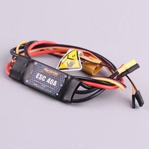 Fms PREDATOR ESC Brushless 40A pour Modèles d'Avions avec Réglage, Commutateur 3A, Configuration BEC et Fonction de Renvoi Inversé - Product Image 2