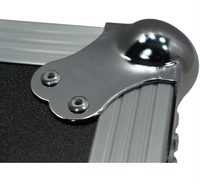 Caisses de vol de coffre routier standard en aluminium Caisses de vol de câble empilables avec séparateurs
