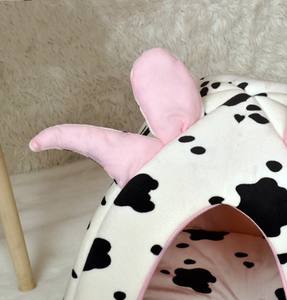 Suministros para mascotas Camas Vaca Impreso Tienda de campaña para perros Casa Invierno Algodón Camas para perros - Product Image 6