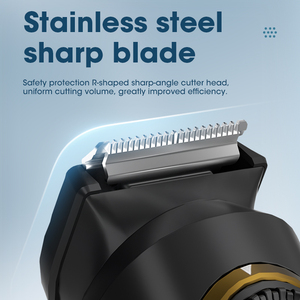 Lanumi 668 0-10mm Adjustable Length Stainless Steel Cordless Rechargeable Fast Charging Portable Hair <strong>Trimmer</strong> for Face - Product Image 5