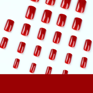 24 <span class=keywords><strong>Uñas</strong></span> Postizas <span class=keywords><strong>Cortas</strong></span> Cuadradas <span class=keywords><strong>de</strong></span> <span class=keywords><strong>Diseño</strong></span> Clásico, Estilo Francés, Material ABS, <span class=keywords><strong>Uñas</strong></span> Postizas <span class=keywords><strong>de</strong></span> Colores Sólidos <span class=keywords><strong>para</strong></span> Dedos - Product Image 5
