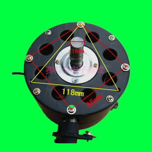 Moteur de ventilateur industriel 750, diamètre 118mm, noyau métallique haute puissance pour accessoires de ventilateur de sol - Product Image 1