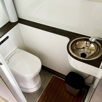 Bateau-maison de luxe remorquable avec moteur hors-bord, en aluminium, pour divertissement et croisière, fabrication soudée, bateau-maison de tourisme