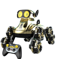 2,4 GHz Fernbedienung Roboter Hund RC 8 Rad Stunt Fahrzeug mit Auto Demo Light Musik Ear Touch Barking Perfektes Geschenk für Kinder