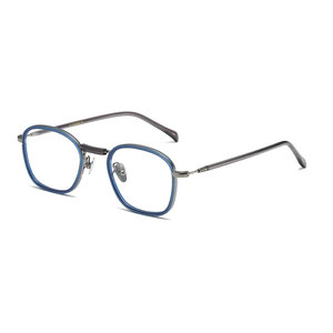 Monturas de Gafas Ópticas Personalizadas de Alta Calidad, Nuevas Monturas Retro Cuadradas de Titanio Puro para Hombre, Monturas de Gafas de Negocios OEM ODM - Product Image 2