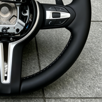Volant en cuir pour BMW M3 M5 M6 F01E60 E86 F05 F06 F10 F30 F35 F20 E70 E90 E71 E84 E53 E60 Accessoires de voiture