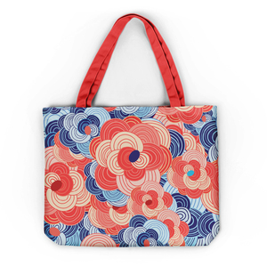 Sinh thái thân thiện với Túi mua sắm bán buôn đồng bằng Vải Tote bãi biển Tote Túi với dây kéo chấp nhận biểu tượng tùy chỉnh mẫu miễn phí & Thả tàu - Product Image 1