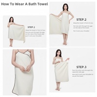 Serviettes portables en microfibre SOLPOP personnalisables avec logo pour femmes, grandes serviettes de bain, serviettes de séchage pour cheveux, peignoirs à bretelles, robes de bain