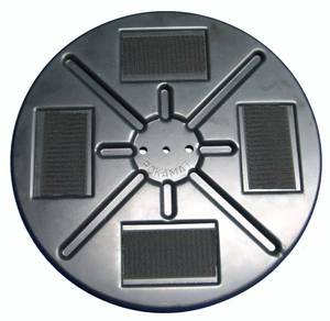 Support de polissage universel à boucle et crochet de 350 mm, fabriqué en Allemagne, pour tous les accessoires de polissage à disque éponge Rokamat - Product Image 1