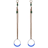 Anneaux colorés pour gymnastique, balançoire suspendue, anneaux de barres de gymnastique, anneaux d'escalade pour enfants, jeux d'extérieur dans la cour