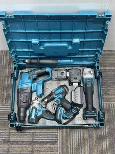 Juego de Taladro y Llave Inalámbricos Industriales 4 en 1 de 18V 21V Personalizados de Fábrica, Herramienta Manual Profesional y Conveniente sin Escobillas - Product Image 2