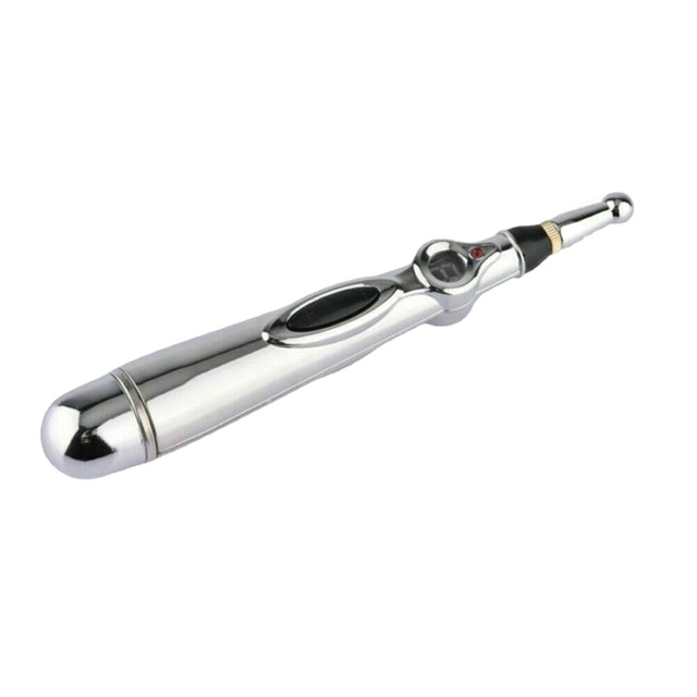 Electronic Acupuncture Pen Massage Pen Pain Reliever Magnetic Acupuncture Pen for Muscle Joint and Back Pain 2 Heads