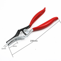 Pince de déconnexion universelle pour tuyau de carburant KELVOX avec large ouverture de mâchoire en acier allié rouge pour voitures/camions/SUVs, réparation de filtres