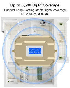 2024 Improved Cell Phone Signal Booster On Band 2/4/5/12/13/17/25/66 For Mobile Signal Booster 700 1800 2300 5g Signal Booster