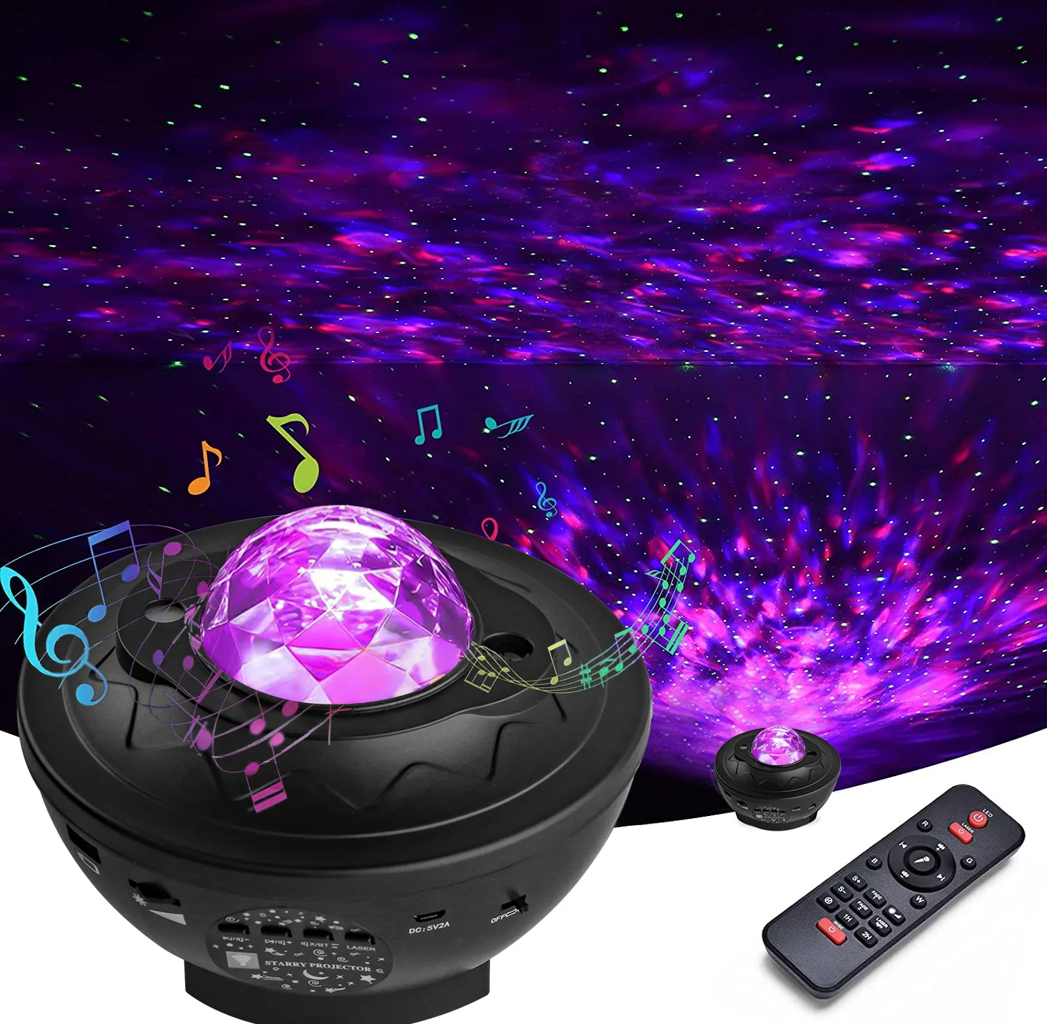 KSWING vendita calda Aurora Galaxy LED lampada Laser Night Galaxy Starry Projector Light