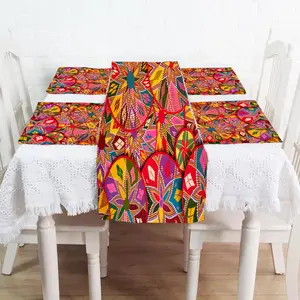 Napperons <span class=keywords><strong>de</strong></span> <span class=keywords><strong>table</strong></span> à manger imprimés en 3D Napperons personnalisés Ajoutez votre propre texte Image <span class=keywords><strong>photo</strong></span> Résistant à la chaleur Lavable Antidérapant Runnet - Product Image 1