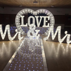 Buoyant Custom LOVE Marry Me Light up <b>Letters</b> for Wedding Decoration Big Marquee <b>Letters</b> <b>Led</b> Light up Sign - Product Image 2
