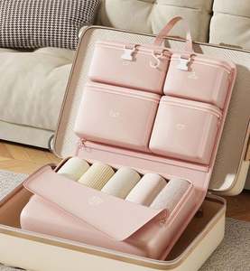 Bolsa de almacenamiento de viaje eficiente, organizador de equipaje ligero con múltiples compartimentos para ropa, calcetines, ropa interior y más - Product Image 6