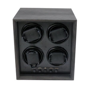 Hochwertige Digital anzeige Drop Shipping 1 2 4 Slots Schwarz Holz Mechanische Uhr Aufbewahrung gehäuse Uhr Wickler Box zum Verkauf - Product Image 2