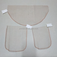 Filet en dentelle HD suisse de qualité supérieure pour la fabrication de perruques et les bonnets de perruque, filet de fermeture en dentelle HD transparente véritable