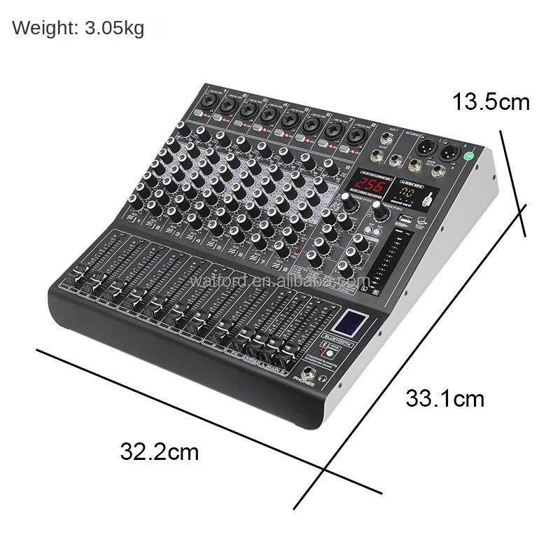 8-channel mixer (256DSP) European gauge