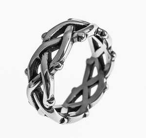 Anello a Catena in Metallo Stile Hip-Hop Europeo e Americano Trendy Dolce e Cool Gioiello da Mano Personalizzato alla Moda per Uomo - Product Image 5