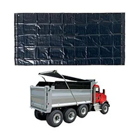 Bâches de camionnage en PVC Bâche en vinyle imperméable robuste pour camions à plat et à benne basculante avec œillets renforcés
