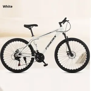 Bicicletas de Montaña de Alta Calidad con Cuadro de Acero de Alto Contenido de Carbono, 21 Velocidades, para Adultos, con Frenos de Disco Dobles, Ruedas de 24/26 Pulgadas, Venta al Por Mayor de Fábrica - Product Image 6