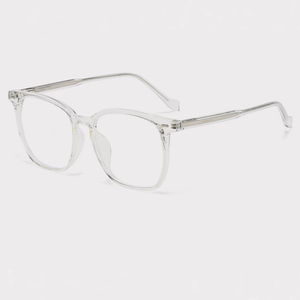 2026年ニューモデル ソリッドクリアTR90フレーム アイウェア 軽量 ブルーライトカット フルリム ユニセックス スクエア オプティカルフレーム メガネ - Product Image 4