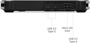 Tablet Robusta Extreme con Core I7-1260U, Pantalla de 10.1 Pulgadas 1920x1200 1000-nits, 16GB, 512GB SSD, DGPS, LAN, Baterías Dobles, Cámara Web, 11 Pruebas Extremas - Product Image 2
