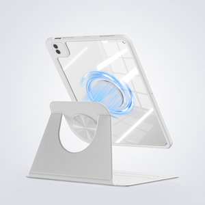 360° Rotatable Magnetic <b>Tablet</b> Case Transparent Shockproof Protective Cover with <b>Stand</b> Function - Product Image 3