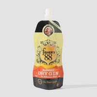 Pochette stérile aseptique en PET avec bec verseur, thermoscellée et imprimée en gravure, pour le stockage alimentaire de jus de fruits et de gelée