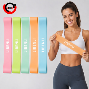 ยางยืดออกกำลังกายแบบ<span class=keywords><strong>วง</strong></span> สำหรับออกกำลังกายที่บ้าน ยางลาเท็กซ์ขนาดเล็ก สำหรับบริหารกล้ามเนื้อ - Product Image 1