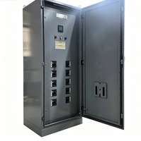 Armoire de distribution électrique industrielle 100A IP55 480V AC en acier avec système de verrouillage intelligent pour disjoncteur et barre omnibus