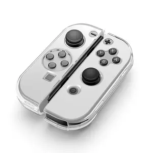 Nintendo स्विच के लिए क्रिस्टल की सुरक्षा खोल के लिए खोल की सुरक्षा के खोल को साफ हार्ड बटन केस