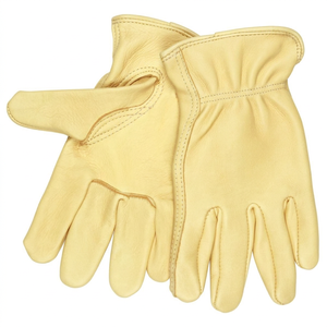 Leather Safety <b>Working</b> <b>Gloves</b> Wrist Length Plain Style Breathable <b>Thermal</b> Eco-Friendly Unlined for Outdoor Daily Use Winter - Product Image 2
