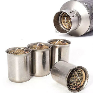 Sustrato catalizador de escape metálico de nido de abeja de alto flujo <span class=keywords><strong>200</strong></span> Cpsi 1 pieza Convertidor Catalítico Universal personalizado