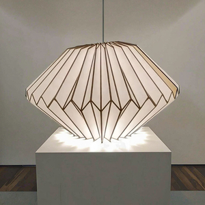 Hot bán Custom handmade Craft Giấy gấp Mặt dây chuyền Chụp đèn trang trí cao cấp Origami đèn Covers & Shades - Product Image 6