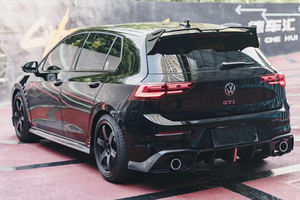 Jupe latérale de diffuseur de lèvre avant arrière en Fiber de carbone pour aileron arrière de hayon de <span class=keywords><strong>Golf</strong></span> 8 - Product Image 4