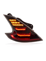 Pour Nissan 370Z 13-19 : Ensemble de feux arrière clair, nouveau clignotant dynamique à LED, spécifiquement modifié pour les modèles