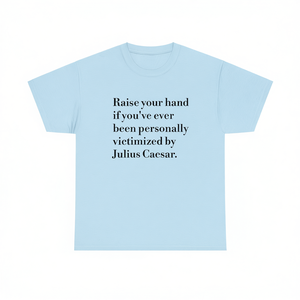 Camiseta Victimized By Caesar, camiseta del Imperio Romano, divertida camiseta con meme, unisex, para adultos, manga corta, cuello redondo, impresión digital - Product Image 2