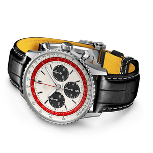 Reloj <span class=keywords><strong>de</strong></span> Pulsera <span class=keywords><strong>de</strong></span> Cuarzo Mecánico <span class=keywords><strong>de</strong></span> Acero Inoxidable, Estilo Retro <span class=keywords><strong>de</strong></span> Lujo para Breitlings, <span class=keywords><strong>de</strong></span> Alta Calidad, Deportivo, <span class=keywords><strong>de</strong></span> Aviación, con Regla Deslizante y Calendario, Resistente al Agua - Product Image 4