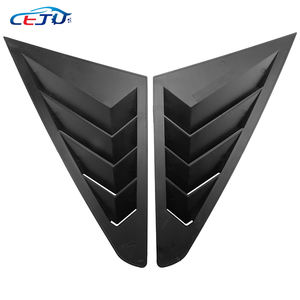 แผ่นบานเกล็ดช่องหน้าต่างด้านหลังรถยนต์<span class=keywords><strong>2</strong></span>ชิ้นฝาครอบบานเกล็ดคาร์บอนไฟเบอร์ดูอุปกรณ์เสริมภายนอกสำหรับ MG6 - Product Image 5