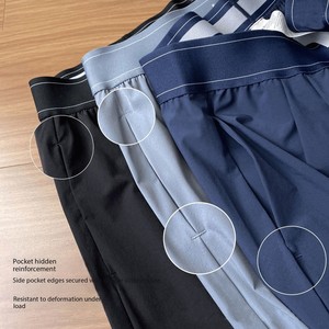 Z48 respirant mince glace soie séchage rapide jambe droite <span class=keywords><strong>pantalon</strong></span> avec jambes larges, été femmes Fitness Yoga sport pantalons <span class=keywords><strong>d</strong></span>écontractés - Product Image 3