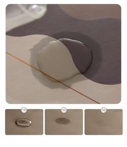 Tapis en terre de diatomée Pebble pour salle de bain, <span class=keywords><strong>douche</strong></span>, toilettes, entrée, buanderie, absorbant, antidérapant, séchage rapide, avec support en caoutchouc naturel - Product Image 5