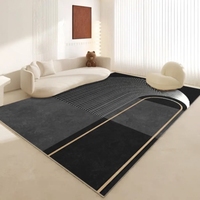Tapis de luxe pour salon, grand tapis moderne pour la décoration de la maison, tapis moelleux et doux, revêtement de sol en promotion