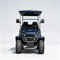 Voiturette de golf électrique de luxe 4 places au lithium, sièges et couleurs personnalisables, vente en gros usine pour complexes hôteliers et quartiers