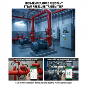 Transmisores de Presión de Vapor Resistentes a Altas Temperaturas con Conexión Simultánea <span class=keywords><strong>Modbus</strong></span> HA, 200 Sensores de Presión para Calderas, 0.2C - Product Image 4