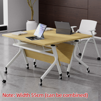 Nouveau design de bureau d'étude pliable minimaliste pour le bureau, la salle de classe et la maison - Modulaire, portable et facile à assembler